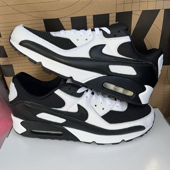 NEW Nike Air Max 90 By You Black White Panda Oreo Orca Mens Size 11 HQ3691-900 - Picture 1 of 7